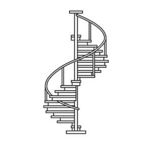 spiral stair case
